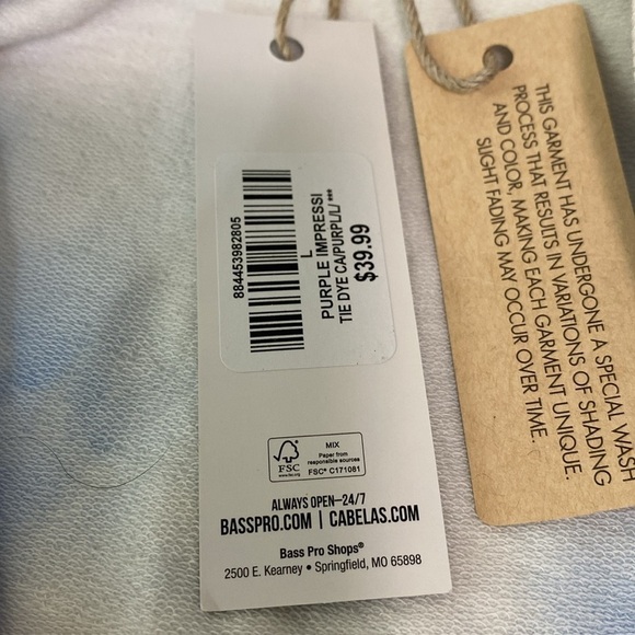 NATURAL REFLECTIONS - NWT - SIZE LARGE - TIE TYED - HOODIE JACKET B5 - Picture 10 of 11